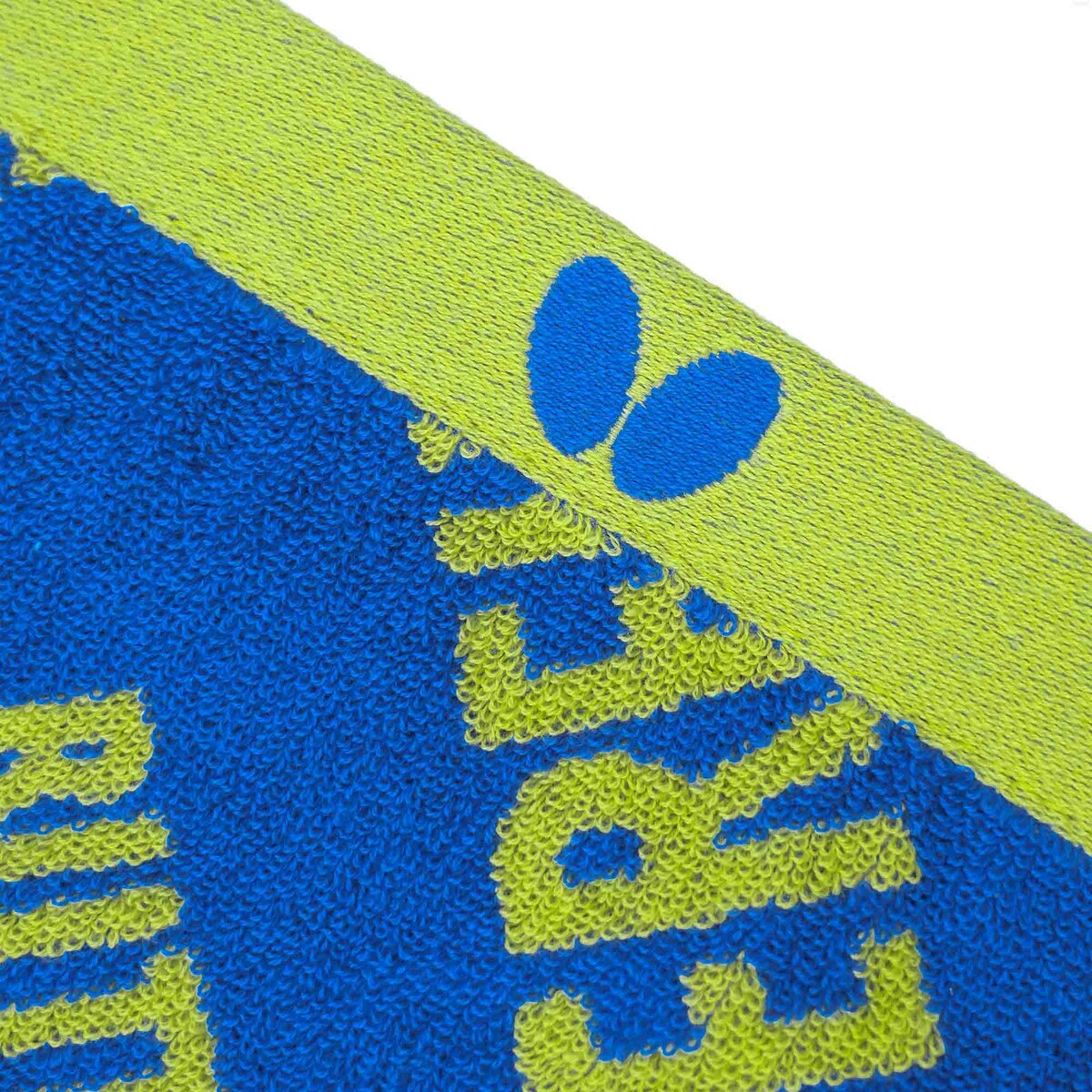 Butterfly Ramic Sports Towel - Royal Blue - Hem